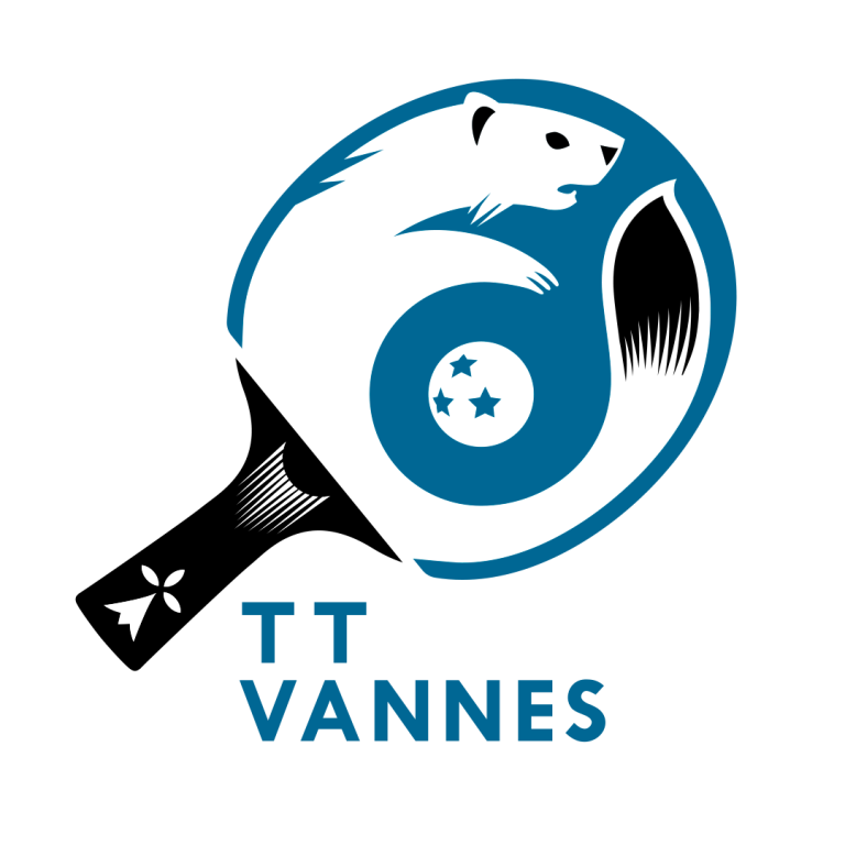 Le logo du TT Vannes : l&rsquo;hermine, une mascotte qui gagne !