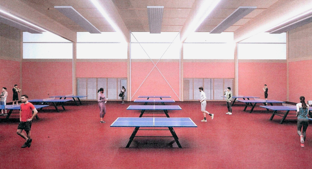 Une nouvelle salle, rien que pour le ping